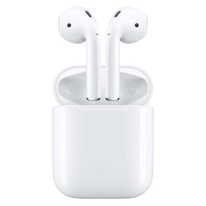 AirPods 2 (2nd Generation) wireless earbuds with Active Noise Cancellation, seamless switching, and long battery life for high-quality audio.
