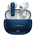 Audionic Airbud 425 TWS Earbuds with Bluetooth 5.3, low latency, ENC, water resistance, USB-C charging, and touch control for premium sound.