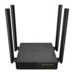 TP-Link Archer C54 AC1200 Dual Band Wi-Fi Router with 4 antennas, Beamforming technology, and MU-MIMO for high-speed, reliable internet connectivity.