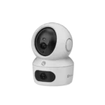 "EZVIZ H7c 2K+ Wi-Fi Tilt & Pan Dual-Lens Camera with AI detection, color night vision, and smart tracking for advanced home security."