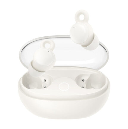 JOYROOM JR-TS3 True Wireless Sleep Earbuds with Type-C charging port and ergonomic design for comfort, providing long battery life and high-quality sound.