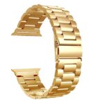 Metal Stainless Steel Watch Straps 42/44/45/49mm in blue, black, silver, gold, and rose for a stylish, durable, and adjustable fit.