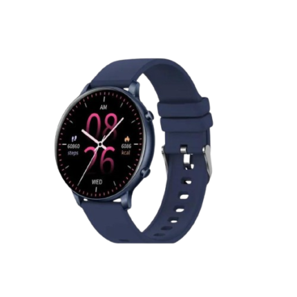 "X Watch Rise 1 Smart Watch with 1.32″ display, Bluetooth V5.0, heart rate monitor, blood pressure monitor, and IP68 water resistance."