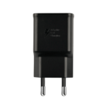 Samsung 15W Fast Charger Type A with USB port, compact design, fast charging for Samsung S, Note, and A series devices.