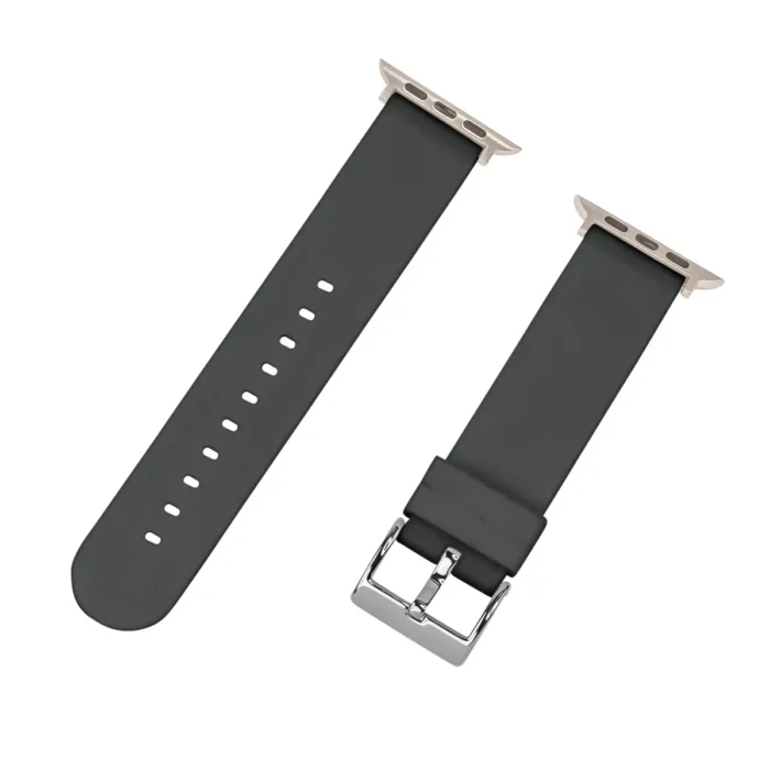 Silicone Smart Watch Straps 42/44/45/49mm in blue, black, and white, offering comfort, durability, and a perfect fit.