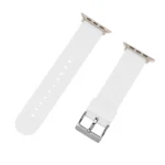 Silicone Smart Watch Straps 42/44/45/49mm in blue, black, and white, offering comfort, durability, and a perfect fit.