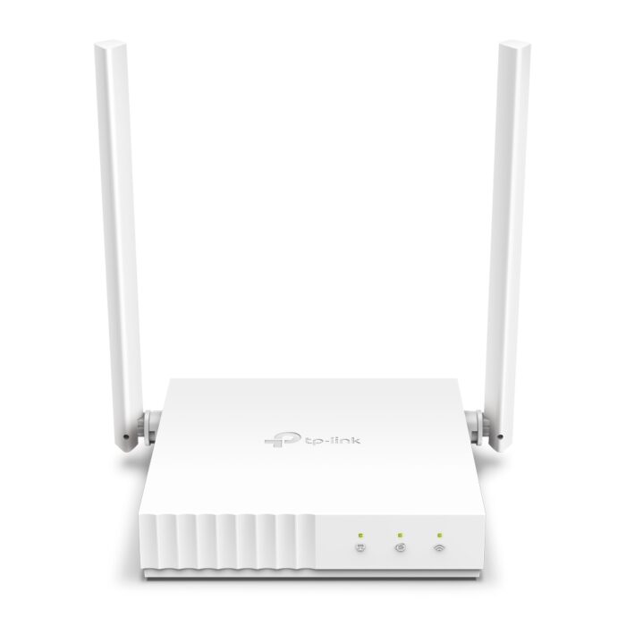 TP-Link TL-WR844N 300 Mbps Multi-Mode Wi-Fi Router with two antennas, offering secure and reliable internet connection for home or office use.