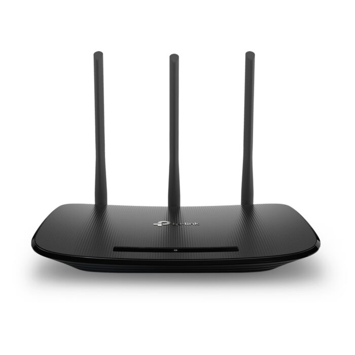 TP-Link TL-WR940N 450Mbps Wireless N Router with 3 antennas, multiple modes, and fast internet for home use, HD streaming, and secure connections.