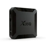 "X96Q Android Smart TV Box with 4K streaming, fast performance, HDMI 2.0, and Android 9.0 for seamless entertainment."