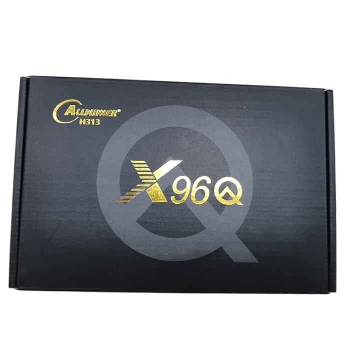 "X96Q Android Smart TV Box with 4K streaming, fast performance, HDMI 2.0, and Android 9.0 for seamless entertainment."
