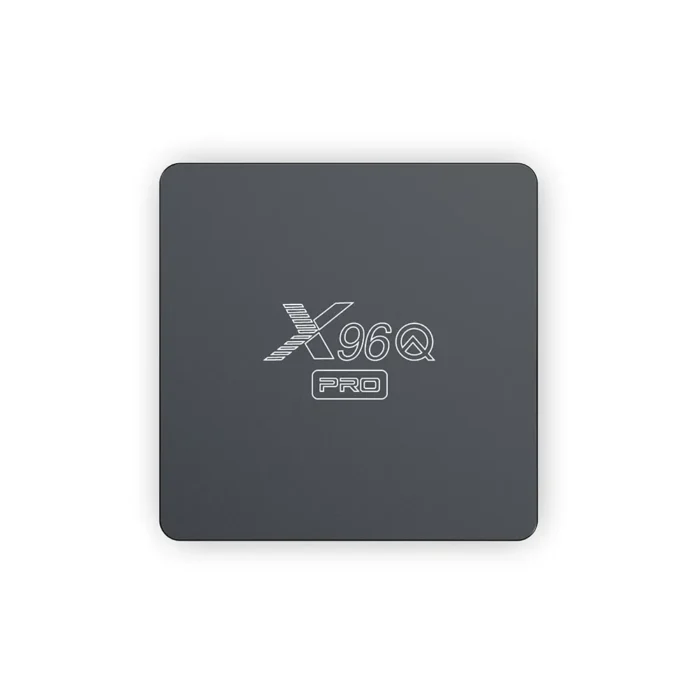 "X96Q Pro Android Smart TV Box with 4K streaming, Android 10, HDMI 2.0, and expandable storage for ultimate home entertainment."