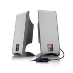 Audionic ECCO-4 USB Speaker with 12W RMS power, 3-inch drivers, enhanced bass, clear treble, and portable USB-powered design.