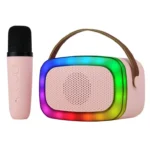 Kisonli G21 Wireless Speaker with Bluetooth 5.1, 5W output, microphone, TF card/USB/AUX support, and up to 5 hours of playtime.