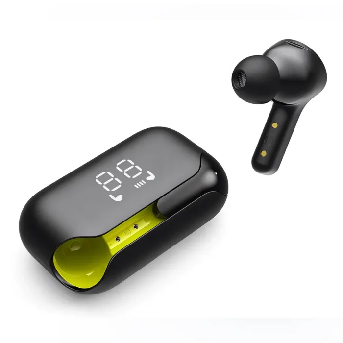 Gems BTW98 Wireless Earbuds with Bluetooth 5.2, IPX4 waterproof, 50 hours playback, touch controls, and dual mic for clear calls.