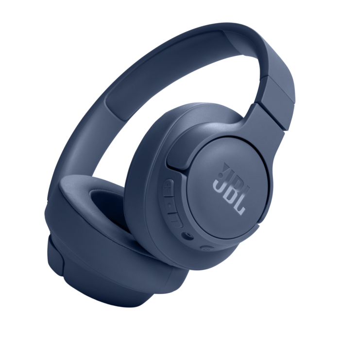 JBL Tune 720BT Wireless Over-Ear Headphones with Bluetooth 5.3, JBL Pure Bass Sound, and 76 hours of playtime in a foldable design.