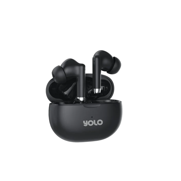 YOLO Yopod Max Earbuds with Bluetooth 5.4, deep bass, IPX4 water resistance, and touch controls for a premium wireless audio experience.