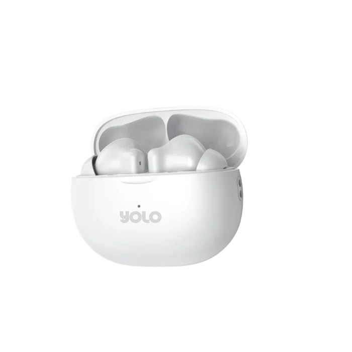 YOLO Yopod Max Earbuds with Bluetooth 5.4, deep bass, IPX4 water resistance, and touch controls for a premium wireless audio experience.