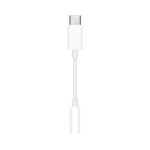 Apple USB-C to 3.5mm Headphone Jack Adapter connecting USB-C devices to 3.5mm audio equipment for high-quality, clear sound.