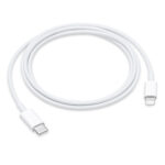 Apple USB-C to Lightning Cable for fast charging and syncing iPhone, iPad, and other Apple devices with durable, high-quality construction.
