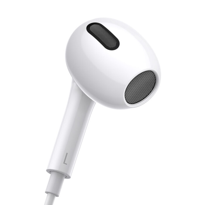 Baseus C17 Encok Type-C Handsfree wired earphones with ergonomic half-in-ear design, high-definition voice calling, and lossless sound quality.