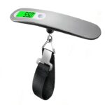Digital Luggage Scale with LCD display, compact design, and durable ABS construction for accurate luggage weight measurement during travel.