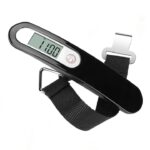 Digital Luggage Scale with LCD display, compact design, and durable ABS construction for accurate luggage weight measurement during travel.