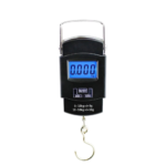 Digital Travel Luggage Scale with LCD display, compact design, durable ABS construction for accurate luggage weight measurement during travel.