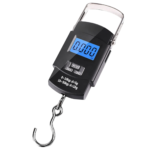 Digital Travel Luggage Scale with LCD display, compact design, durable ABS construction for accurate luggage weight measurement during travel.