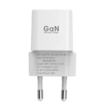 FASTER GaN 30W Adapter for fast, efficient charging of USB-C devices, including MacBook, smartphones, and tablets with compact design.