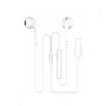 FASTER Lightning Handsfree earphones with 14.2mm driver, in-line microphone, and Lightning connector for high-quality sound and hands-free calls on iOS devices.