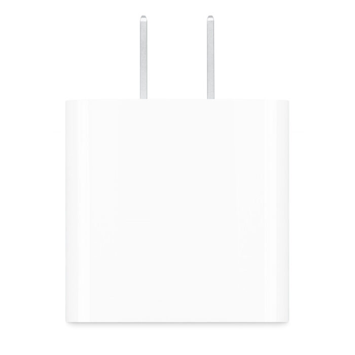 Apple 20W USB-C Power Adapter for fast and efficient charging of iPhone, iPad, Apple Watch, and other USB-C devices.