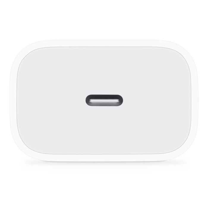 Apple 20W USB-C Power Adapter for fast and efficient charging of iPhone, iPad, Apple Watch, and other USB-C devices.