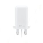 OnePlus 65W Warp Adapter for fast and efficient charging, designed for OnePlus devices like the 8T, 9, and more. USB-C port, sleek white design.
