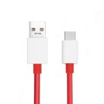 OnePlus USB-A to Type-C Cable for fast charging and data transfer with 10A current, 480Mbps speed, and durable, eco-friendly material.