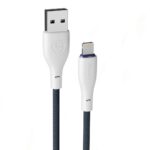 Ronin Lightning Cable with braided design, fast charging support, 1-meter length, and compatibility with iPhone, iPad, and iPod for efficient charging.