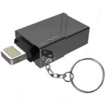 Ronin R-3000 OTG Connector for iPhone with high-speed data transfer, durable metallic body, and seamless compatibility with iOS devices and peripherals.