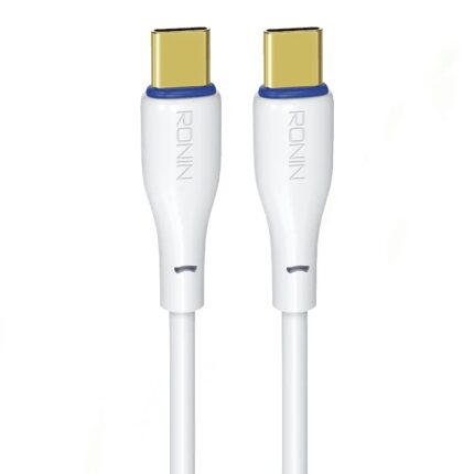 Ronin Type-C to Type-C Cable, 1 Meter, Fast Charging, Durable Design, 60W Power Delivery, USB 2.0 Compatible for Devices