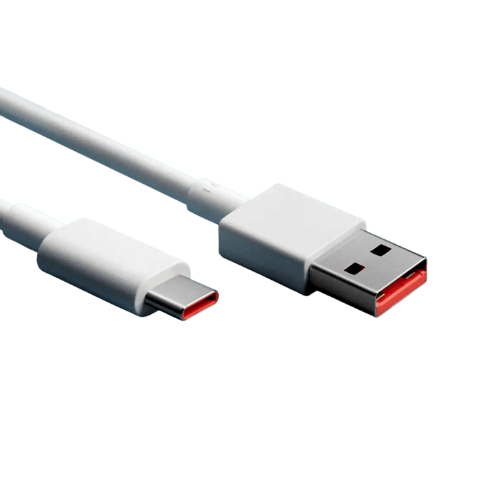 Xiaomi Type-A to Type-C Cable, 6A fast charging, high-speed data transfer, 1 meter, durable TPE design, compatible with USB-C devices.