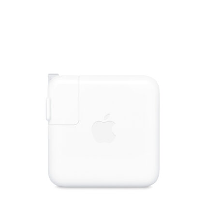 Apple 70W USB-C Power Adapter in white at Goma Sons Electronics, compatible with Type-C to MagSafe 3 and Type-C cables.