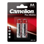 Camelion AA Plus Alkaline Batteries pack (2-pack and 4-pack), ideal for high-performance devices and long-lasting power.