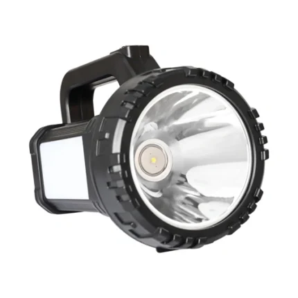 DP-7320 Portable LED Search Light with evenly distributed focus, 100W power, and ABS body for camping, hunting, and emergencies.