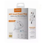LDNIO SCW1050 Wi-Fi Smart Plug with app control, fire-resistant shell, and safety features for smart home automation.