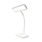 SOGO JPN-1307 Rechargeable Study Lamp with evenly distributed focus, 7W LED, USB charge, portable design on a desk.