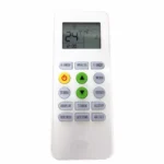 Changhong Ruba KKG12B-C1 AC Remote with 4 buttons, ABS build, for easy control of air conditioners, powered by 2 AAA batteries.