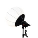 Plokama PK-400S LED Light with 65cm softbox, delivering evenly distributed focus for professional photography and videography.