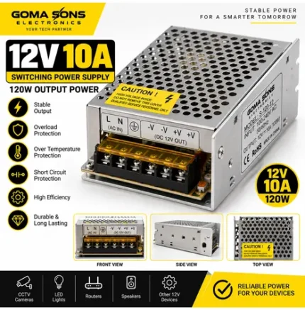 12V 10A Switching Power Supply