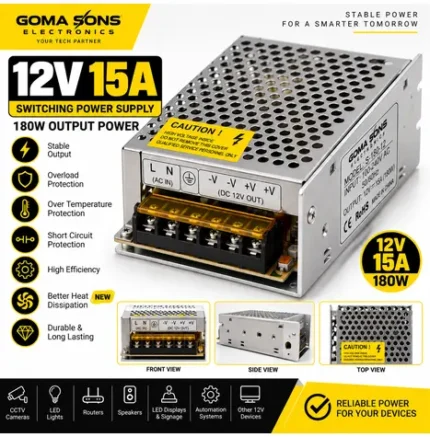 12V 15A Switching Power Supply